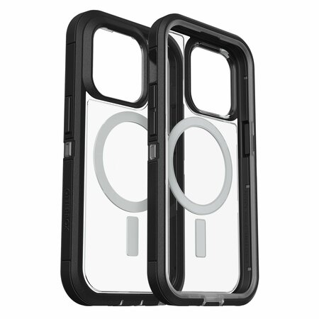 OTTERBOX Defender Xt Magsafe Clear Case For Apple Iphone 14 Pro , Black Crystal 77-90065